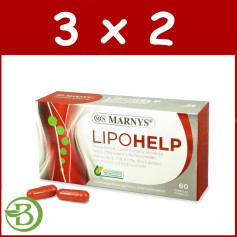 Confezione 3x2 Lipohelp 60 Capsule Marnys