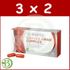 Confezione 3x2 Complesso Graviolamar 60 Capsule Marnys