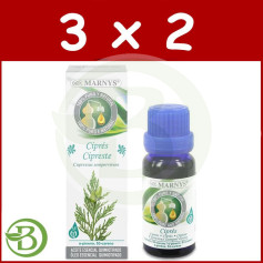 Confezione 3x2 Olio Essenziale Alimentare di Cipresso 15Ml. marnys