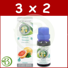 Pack 3x2 Pompelmo Olio Essenziale Alimentare 15Ml. marnys