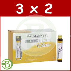 Confezione 3x2 Beauty In &amp; Out Elixir 14 Fiale Marnys