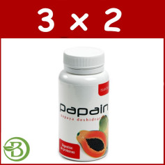 Confezione 3x2 Papaina 60 Capsule Plantis