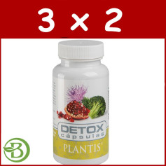 Confezione 3x2 Detox 60 Capsule Plantis