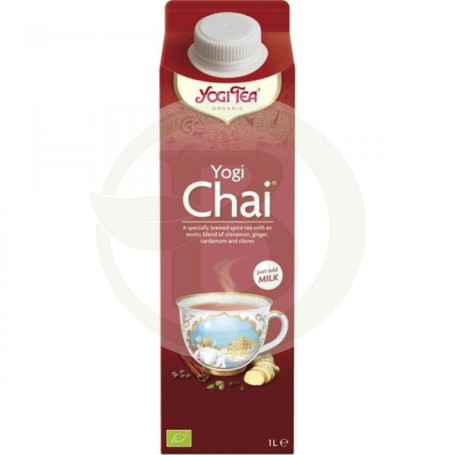 Yogi Chai beve tè Yogi
