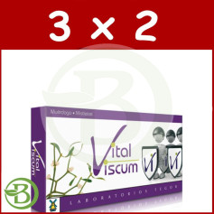 Confezione 3x2 Vital Viscum 40 Capsule Tegor
