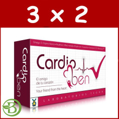 Confezione 3x2 Cardioben 60 Capsule Tegor