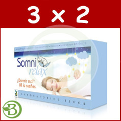 Confezione 3x2 Somnirelax 40 Capsule Tegor
