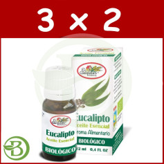 Confezione 3x2 Bio Olio Essenziale di Eucalipto 12Ml. Il fienile