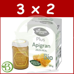 Confezione 3x2 Apigran Pappa Reale Biologica 20Gr. Il fienile