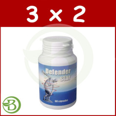 Confezione 3x2 Defender Star con Lattoferrina 60 Capsule Jellybell