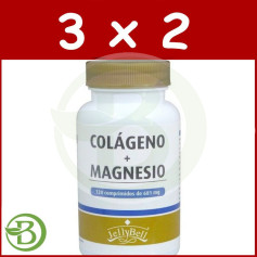 Confezione 3x2 Collagene + Magnesio 120 Compresse Jellybell