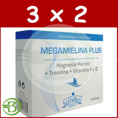 Confezione 3x2 Megamyelin Plus 30 bastoncini Jellybell