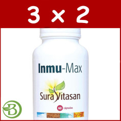 Confezione 3x2 Immu-Max 60 Capsule Sura Vitasan
