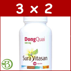 Pack 3x2 Dong Quai 100 Capsule Sura Vitasan