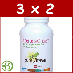 Confezione 3x2 Olio di Enotera 540 Perle Sura Vitasan