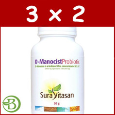 Confezione 3x2 D-Manocist Probiotico 50Gr. Sura Vitasan