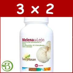 Confezione 3x2 criniera di leone 500 mg. 60 capsule Sura Vitasan