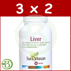 Confezione 3x2 Fegato 650Mg. 90 Capsule Sura Vitasan