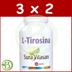 Confezione 3x2 L-Tirosina 500Mg. 60 capsule Sura Vitasan