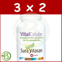 Confezione 3x2 Vitalcelular 60 Capsule Sura Vitasan
