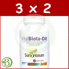 Confezione 3x2 Vitalbiota-DR 30 Capsule Sura Vitasan