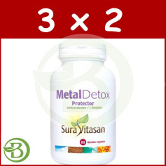 Confezione 3x2 Metal Detox Protector 60 Capsule Sura Vitasan