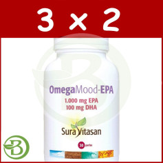 Confezione 3x2 Omegamood-EPA 30 Perle Sura Vitasan