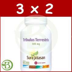 Confezione 3x2 Tribulus Terrestris 90 Capsule Sura Vitasan