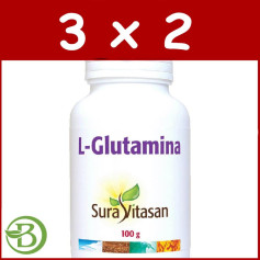Confezione 3x2 L-Glutammina 100Gr. Sura Vitasan