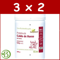 Pack 3x2 Bone Broth Protein 300Gr. Sura Vitasan