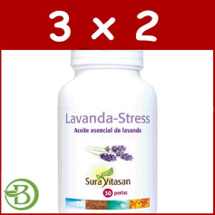 Confezione 3x2 Lavanda Stress 30 Perle Sura Vitasan