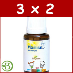 Confezione 3x2 Vitamina D3 Bambini 15Ml. Sura Vitasan