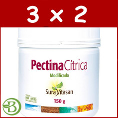 Pack 3x2 Pectina di Agrumi Modificata 150Gr. Sura Vitasan