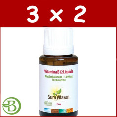Confezione 3x2 Vitamina B12 15Ml. Sura Vitasan