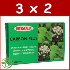 Confezione 3x2 Carbon Plus 60 Capsule Integralia