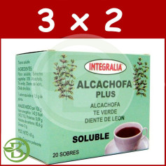Confezione 3x2 Carciofo Plus Solubile 20 Buste Integralia