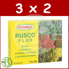 Confezione 3x2 Rusco Plus 30 Capsule Integralia