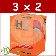 Confezione 3x2 H5 Immunoforte 40 Capsule Ergonat