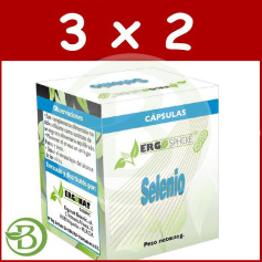 Confezione 3x2 Ergosphere Selenium 50 Capsule Ergonat