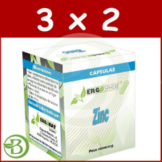 Confezione 3x2 Ergosphere Zinco 50 Capsule Ergonat