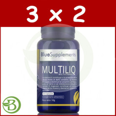 Pack 3x2 Multiliq 30 Capsule Ergonat
