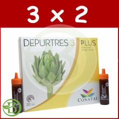 Confezione 3x2 Depurtres 3 Plus 20 Fiale 15Ml. conatale