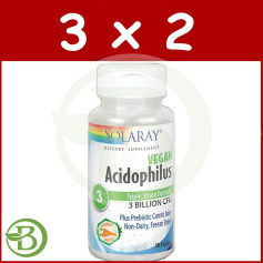 Confezione 3x2 Acidophilus Plus 30 Capsule Solaray