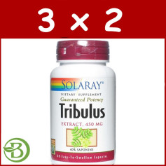 Confezione 3x2 Tribulus 450Mg. 60 capsule Solaray