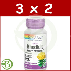 Confezione 3x2 SUPER RHODIOLA 60 CAPSULE VEGETALI SOLARAY