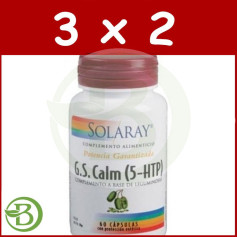 Confezione 3x2 GS Calm (5HTP) 60 capsule Solaray