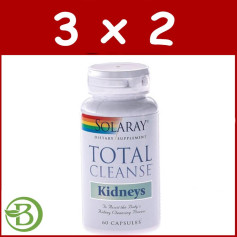 Confezione 3x2 Total Cleanse Kidneys 60 capsule Solaray