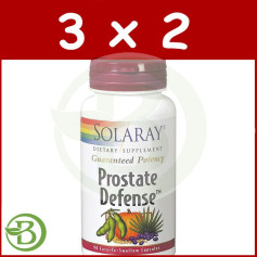 Confezione 3x2 Difesa della prostata 90 capsule Solaray