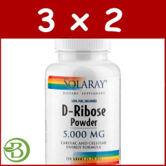 Confezione 3x2 D-Ribosio 150Gr. 30 Tomas Solaray