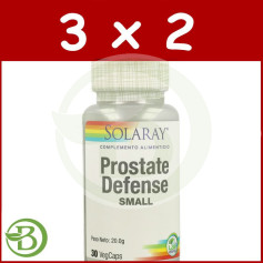 Confezione 3x2 Piccole Prostate Defense 30 Capsule Vegetali Solaray